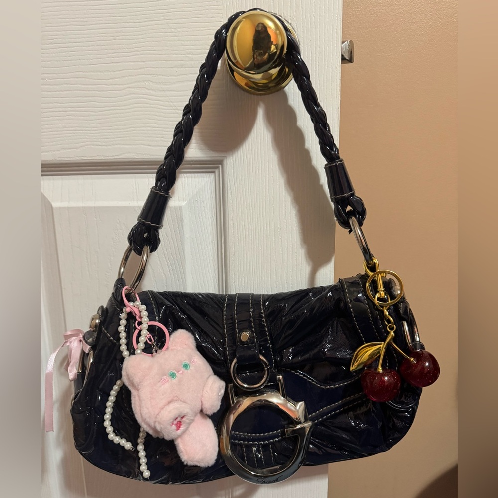 Guess dark blue vintage bag